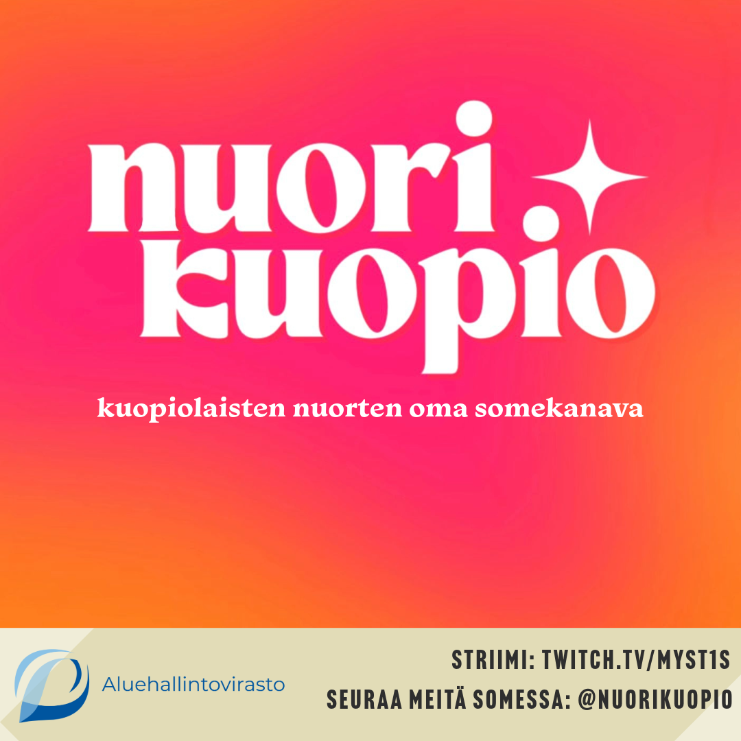 Nuori Kuopio - kuopiolaisten nuorten oma somekanava - mainos