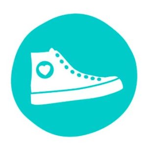 Kengän kuva, joka kuvaa Walk In terapiaa